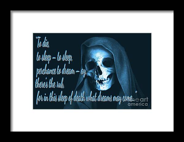 The Grim Reaper Framed Print featuring the photograph A chance to dream by Pics By Tony