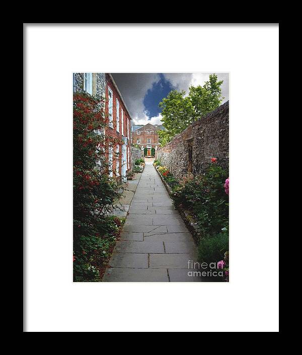 Chichester Framed Print featuring the photograph A Chichester Path by Brian Watt