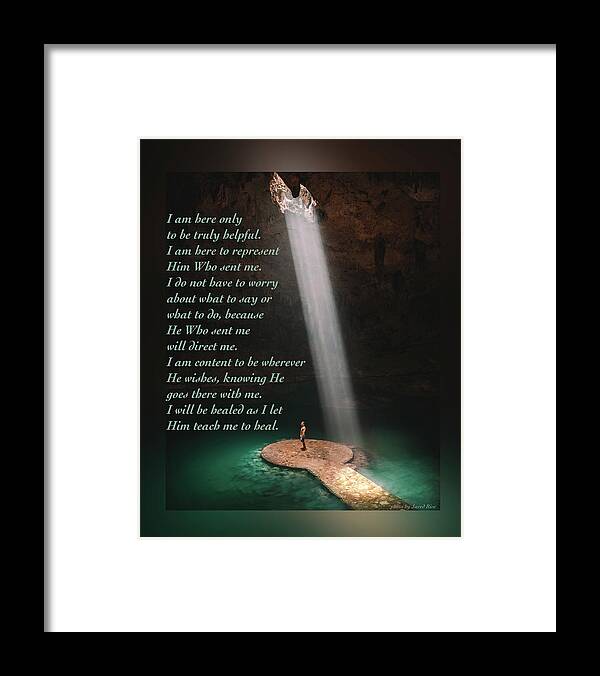 Acim Framed Print featuring the digital art A Course In Miracles 3 by John Vincent Palozzi
