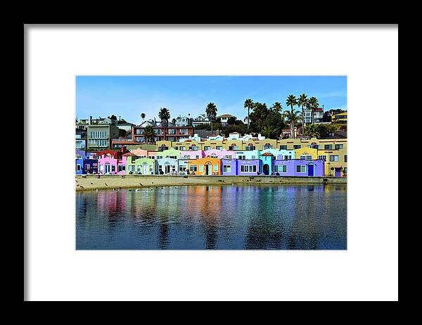 Capitola Framed Print featuring the photograph A Day of Reflection in Capitola by Marilyn MacCrakin
