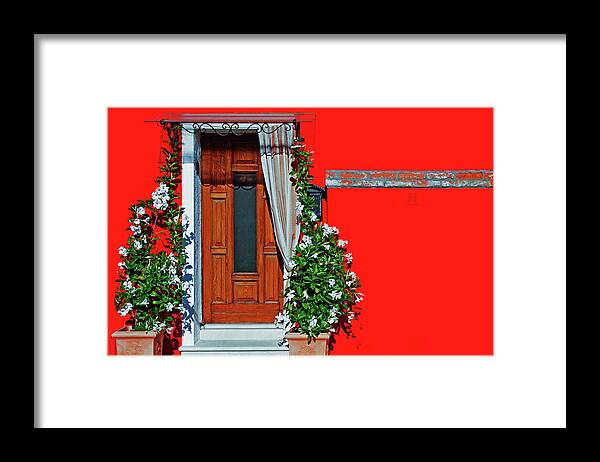 Photographic Art Framed Print featuring the photograph A-Door-ned by Rick Locke - Out of the Corner of My Eye