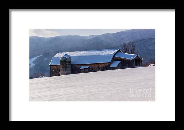 New England Framed Print featuring the photograph A fine day in Waitsfield Vermont by Scenic Vermont Photography