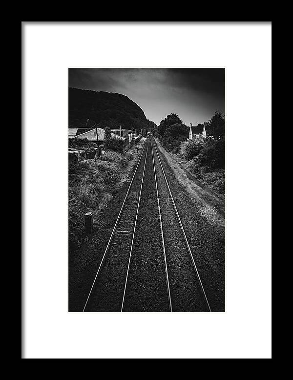 Railway Framed Print featuring the photograph A Gloom with a View by Gavin Lewis