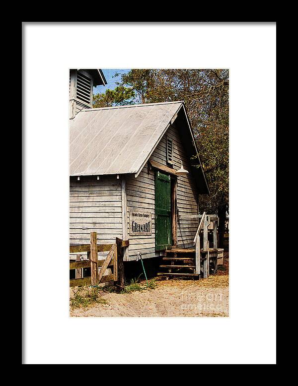 Old Florida Framed Print featuring the photograph A Granary of Old Florida by Neala McCarten