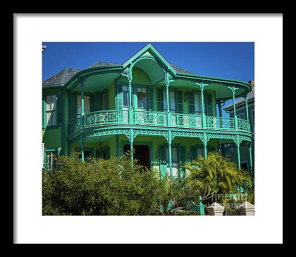 Canon Framed Print featuring the photograph A house in green by Agnes Caruso