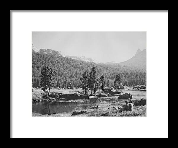 Mountains Framed Print featuring the photograph A Moment In Time by Allen Nice-Webb