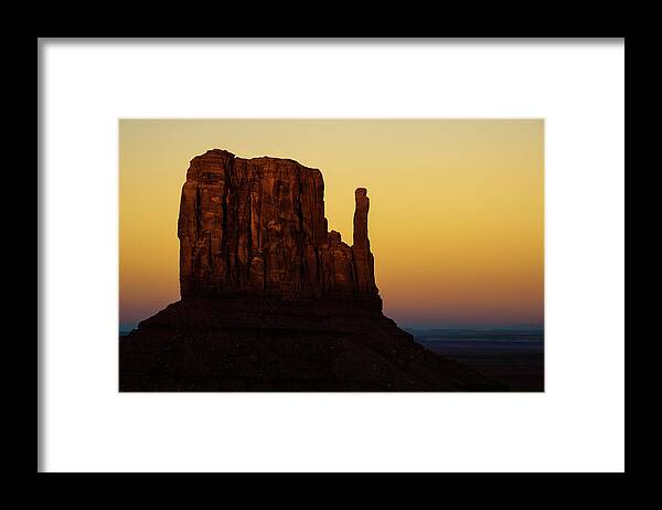 America Framed Print featuring the photograph A Monument of Stone - Monument Valley Tribal Park by Gregory Ballos