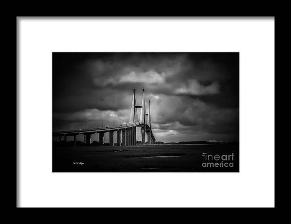 Bridge Framed Print featuring the photograph A Moody Bridge by DB Hayes