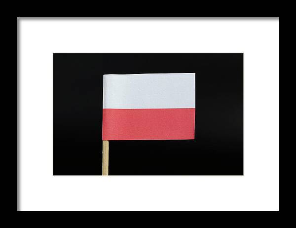 Poland Framed Print featuring the photograph Flag of Poland by Vaclav Sonnek