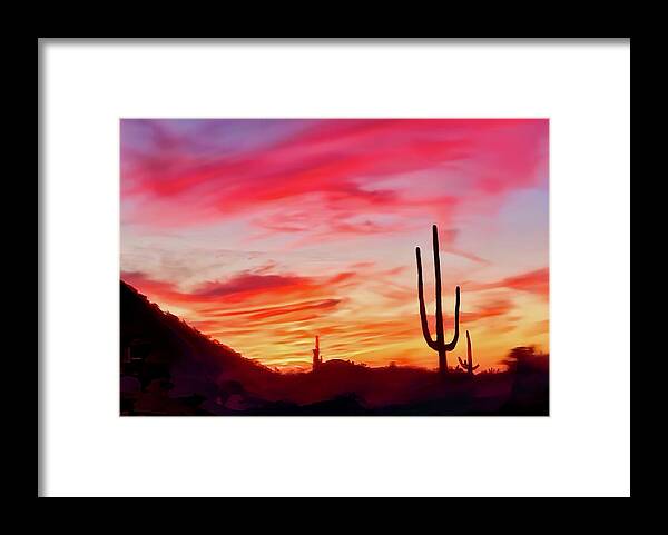 Icon Framed Print featuring the photograph A Pretty Cliche by Judy Kennedy