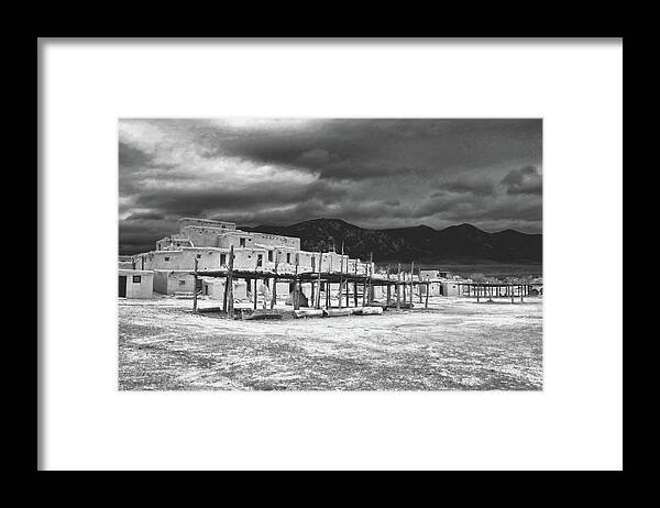 In Focus Framed Print featuring the photograph A Pueblo by Segura Shaw Photography