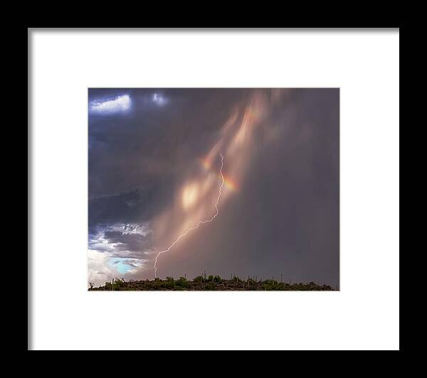Arizona Framed Print featuring the photograph A Sliver of Color by Rick Furmanek