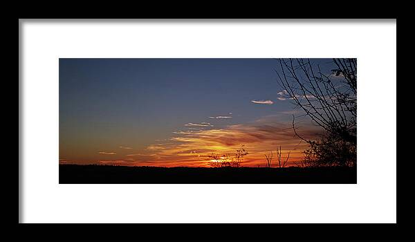 Landscape Framed Print featuring the photograph A stairway to heaven by Karine GADRE