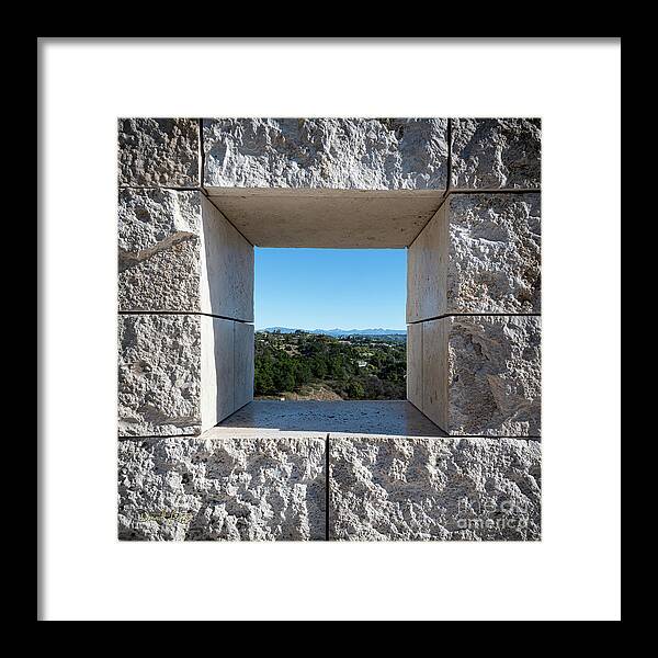 Brentwood Framed Print featuring the photograph A Window on Los Angeles from Afar by David Levin