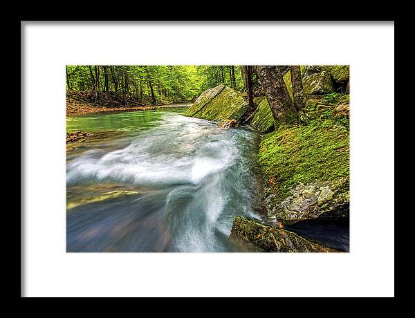 Creek Framed Print featuring the photograph Turbulence by Ed Newell