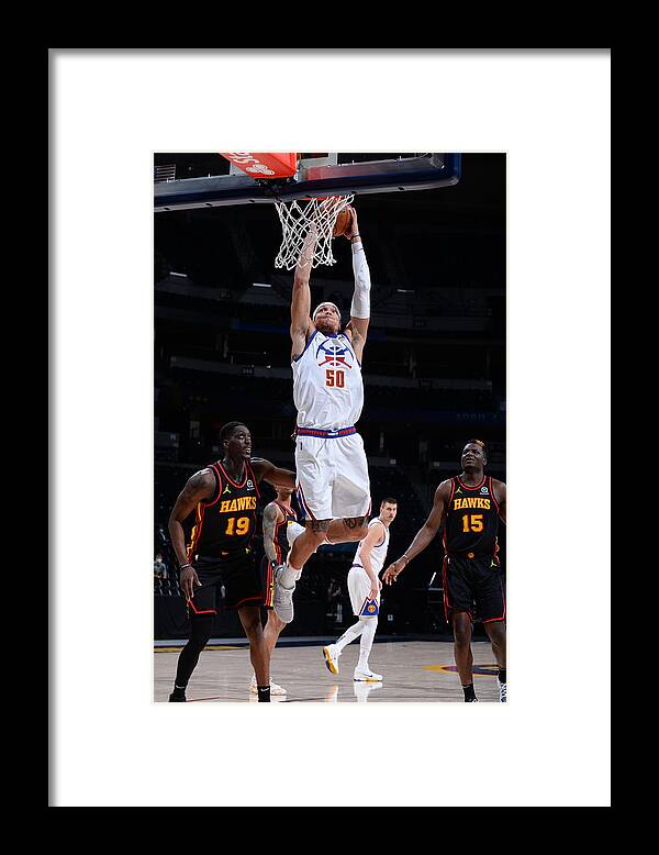 Aaron Gordon Framed Print featuring the photograph Aaron Gordon by Bart Young