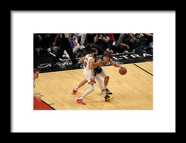 Playoffs Framed Print featuring the photograph Aaron Gordon by Eric Espada