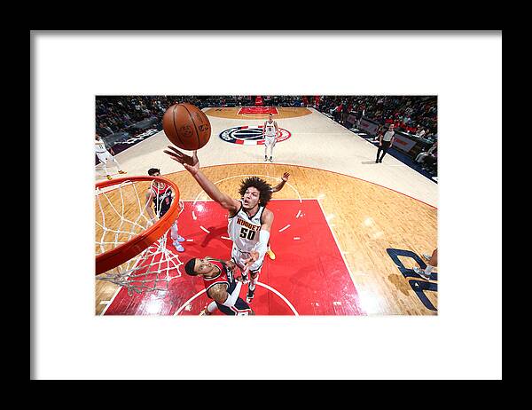 Nba Pro Basketball Framed Print featuring the photograph Aaron Gordon by Stephen Gosling