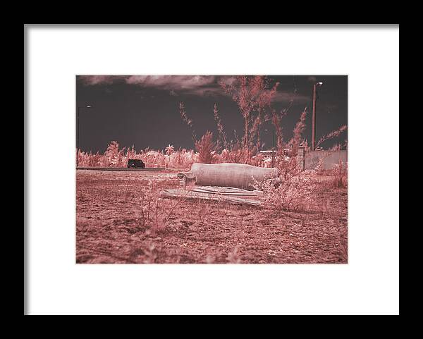 Infrared Photography Framed Print featuring the photograph Abandoned by Gian Smith