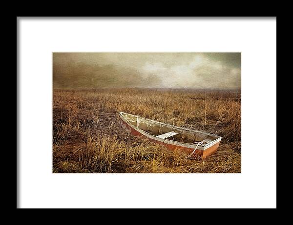 Boat Framed Print featuring the photograph Abandoned by Karen Lynch