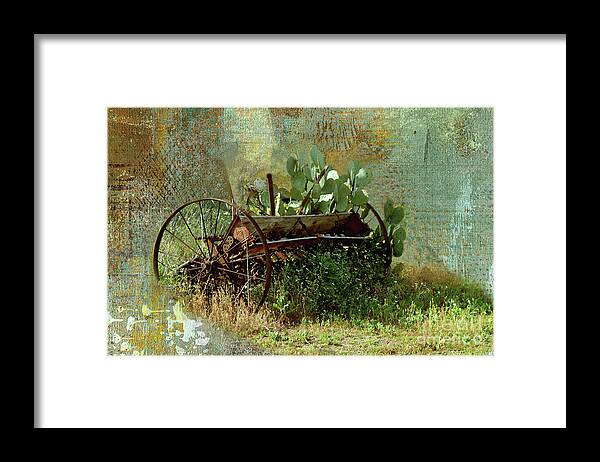 Abandoned Framed Print featuring the digital art Abandoned by Linda Cox