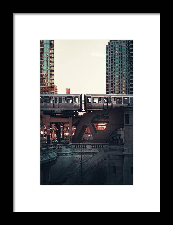 Chicago Framed Print featuring the photograph Above and Below IV by Nisah Cheatham