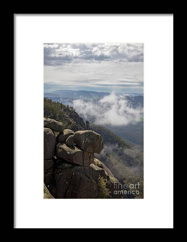 Mountain Framed Print featuring the photograph Above the Clouds by Linda Lees