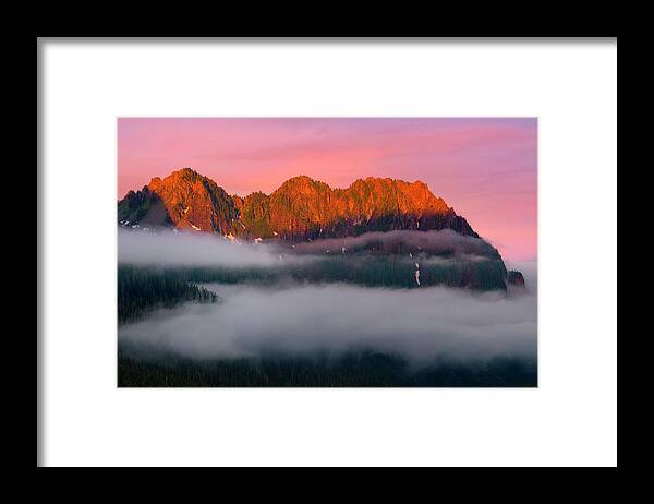 Tatoosh Framed Print featuring the photograph Above the Clouds by Ryan Manuel