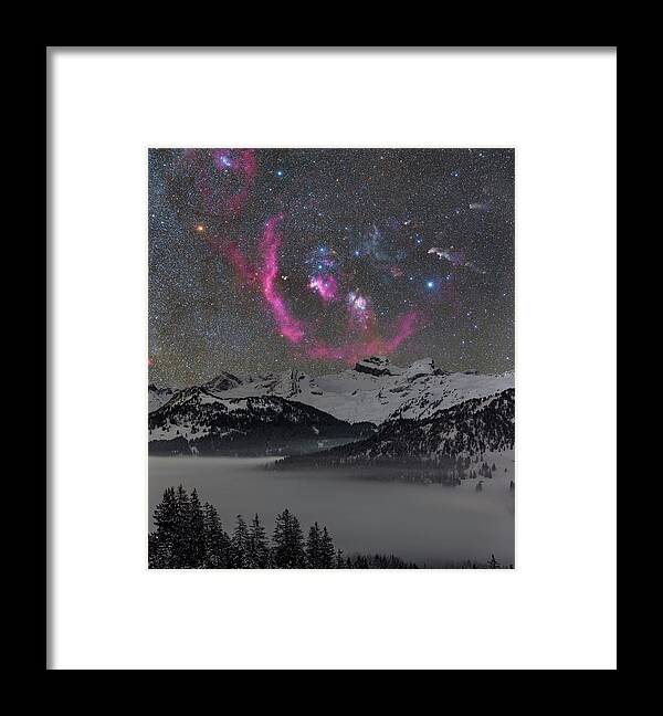 Astronomy Framed Print featuring the photograph Above the Fog by Ralf Rohner