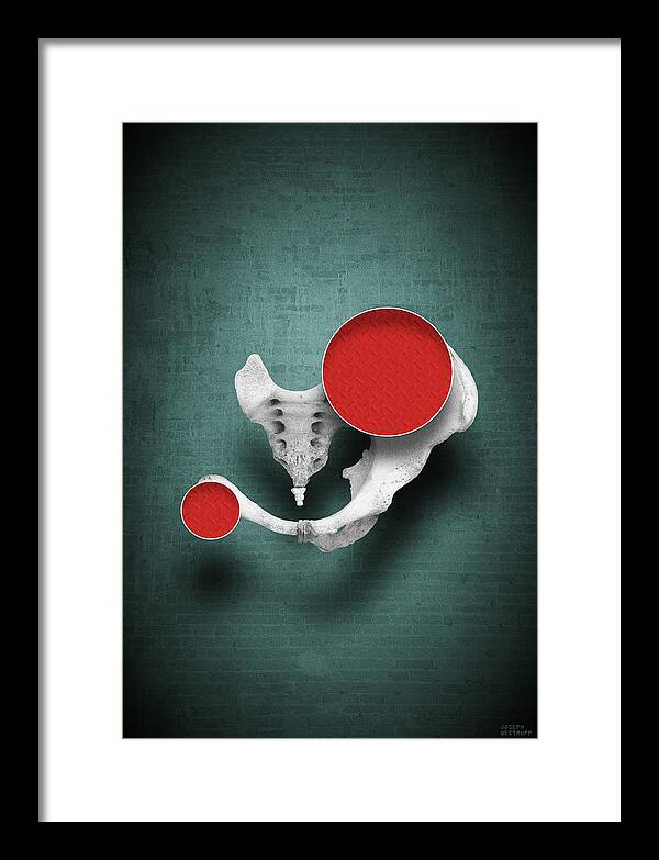 Abstract Framed Print featuring the photograph Abscission ii by Joseph Westrupp