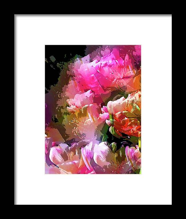 Abstract Framed Print featuring the photograph Abstract 272 by Pamela Cooper