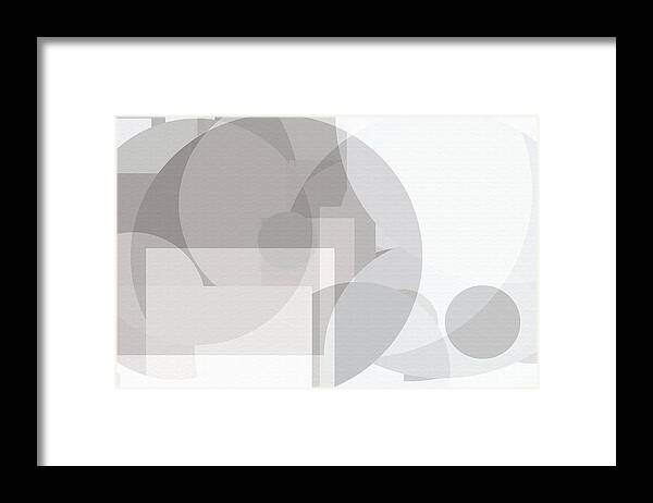 Background Framed Print featuring the photograph Abstract background ofblack and white circles pattern. Creative background colorful pattern by David Ridley