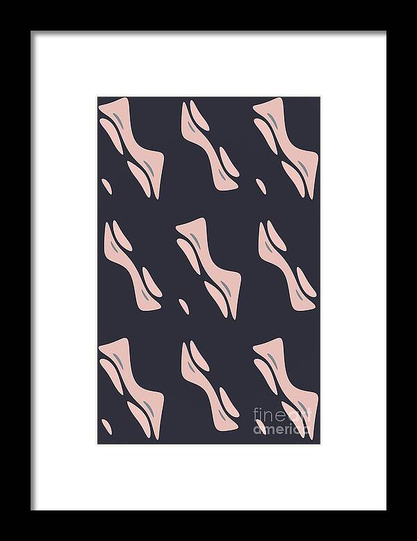 Clayton Framed Print featuring the digital art Abstract Diagonals by Clayton Bastiani