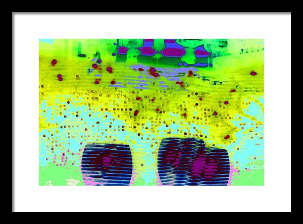 Abstract Framed Print featuring the digital art Abstract Expressionaryish 21 by T Oliver