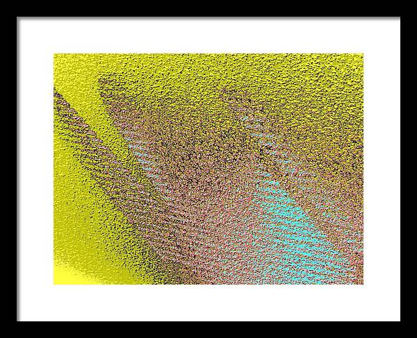 Abstract Framed Print featuring the digital art Abstract Expressionaryish 37 by T Oliver