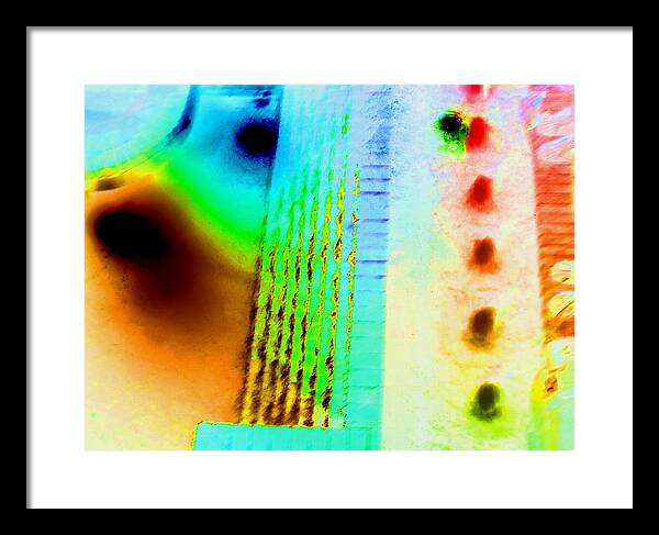 Abstract Framed Print featuring the digital art Abstract Expressionaryish #6 by T Oliver