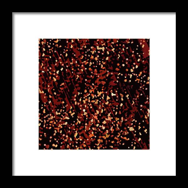 Abstract Framed Print featuring the digital art Abstract Print by Sand And Chi