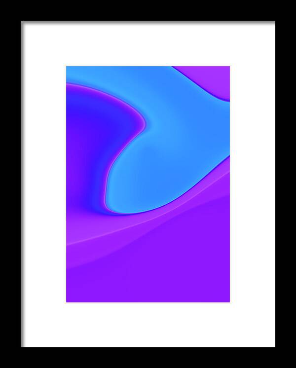 Abstract Framed Print featuring the digital art Abstract The panicky dependent promotes workbench. by Martin Stark