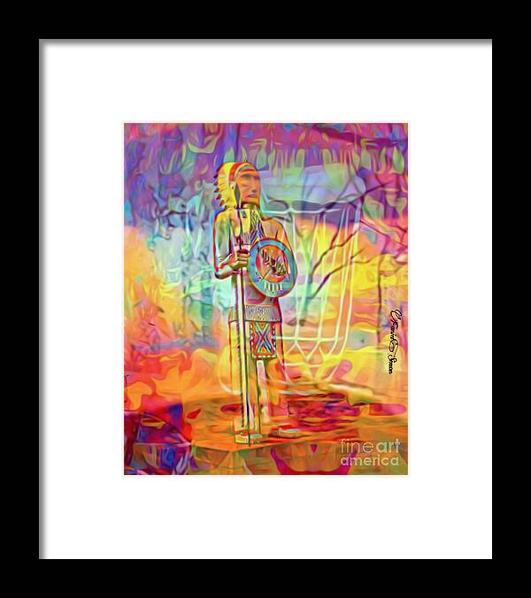  Framed Print featuring the mixed media Acknowledgment by Fania Simon