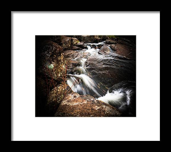 Landscape Framed Print featuring the photograph Adirondacks Monument Falls 3 by Ron Long Ltd Photography