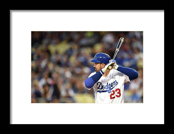 People Framed Print featuring the photograph Adrian Gonzalez by Harry How