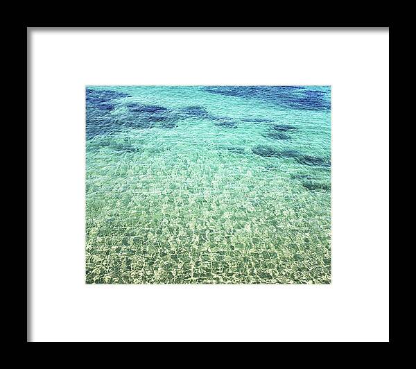 Ocean Print Framed Print featuring the photograph Aegean Beauty by Lupen Grainne