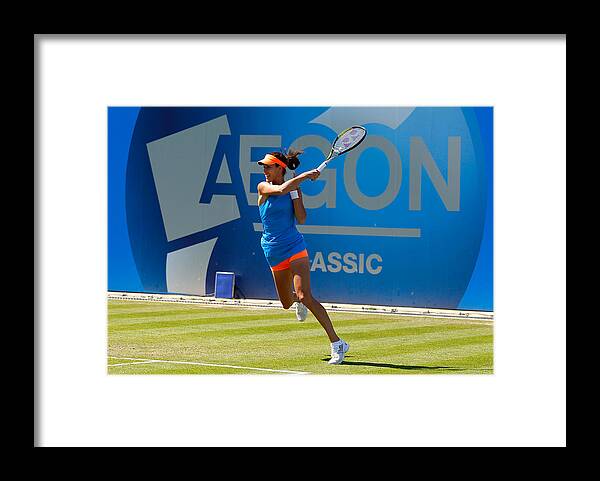 Tennis Framed Print featuring the photograph Aegon Classic - Day Four by Paul Thomas