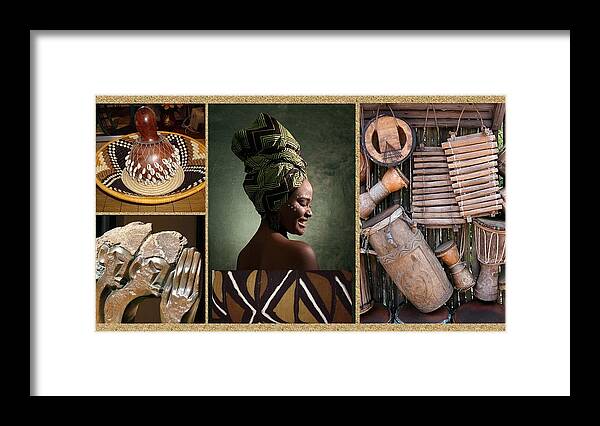 Africa Framed Print featuring the photograph Africa Still Speaks by Nancy Ayanna Wyatt