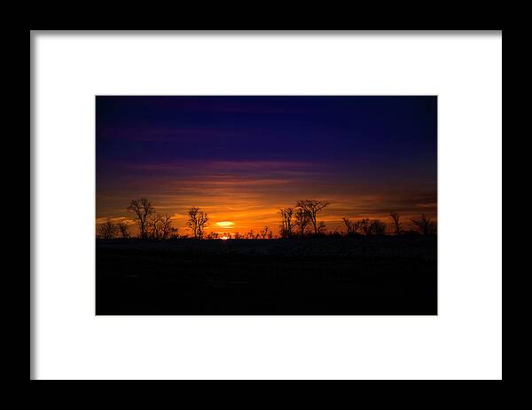  Framed Print featuring the photograph African Sunset by Nicole Engstrom