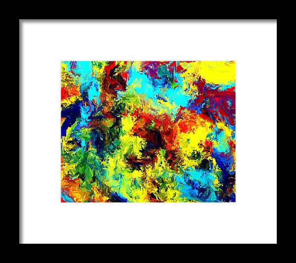  Framed Print featuring the digital art After Effects by Rein Nomm