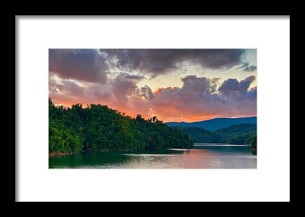 Sunset Framed Print featuring the photograph After Sunset by Tom Culver