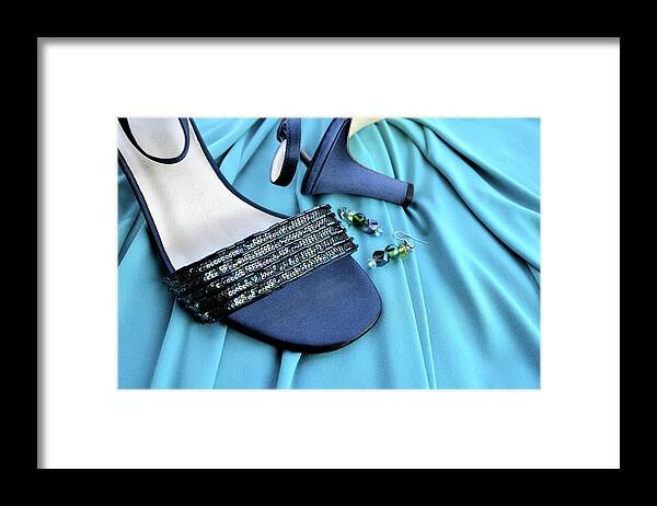 Shoes Framed Print featuring the photograph After The Dance by Kathy K McClellan
