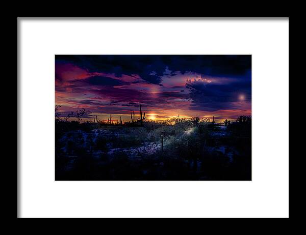Tucson Framed Print featuring the photograph After the monsoon by Micah Offman