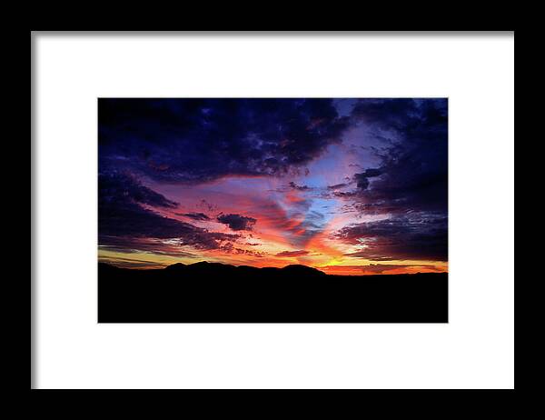Arizona Framed Print featuring the photograph After The Storm - Dark Sky by Gene Taylor